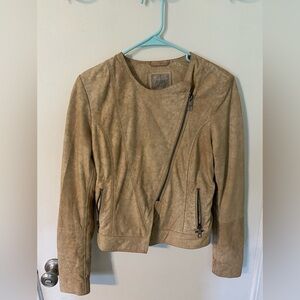 Guess Los Angeles 100% Goat Leather Jacket